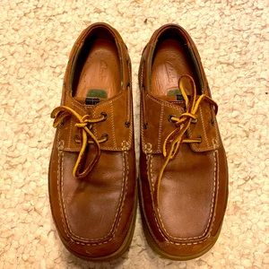 Clark’s 8.5 brown boat shoes